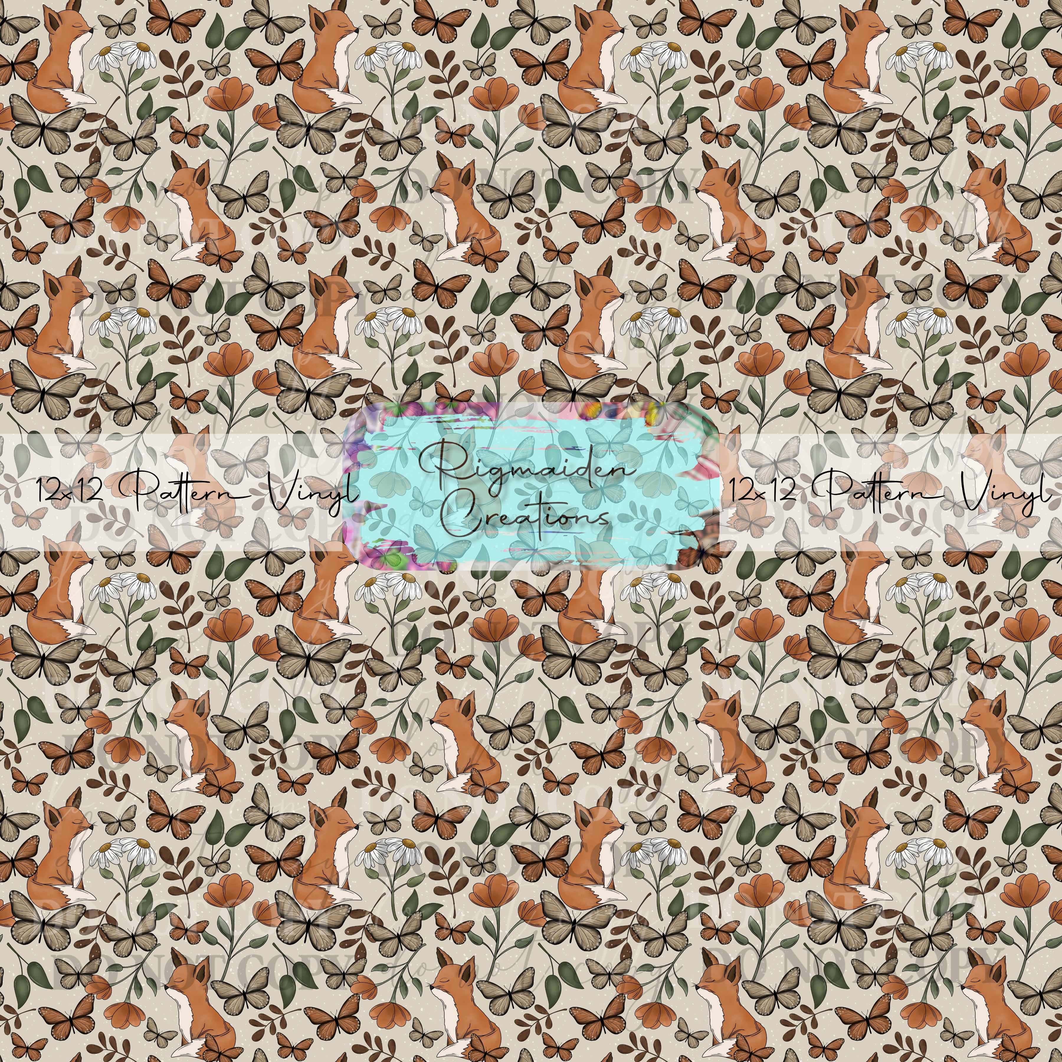 Cottagecore Nature Fox Vinyl