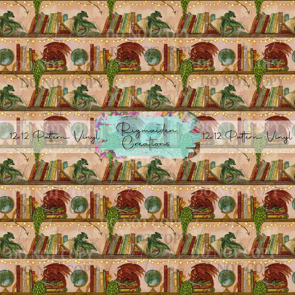 Dragon Bookshelf Vinyl {MULTIPLE}