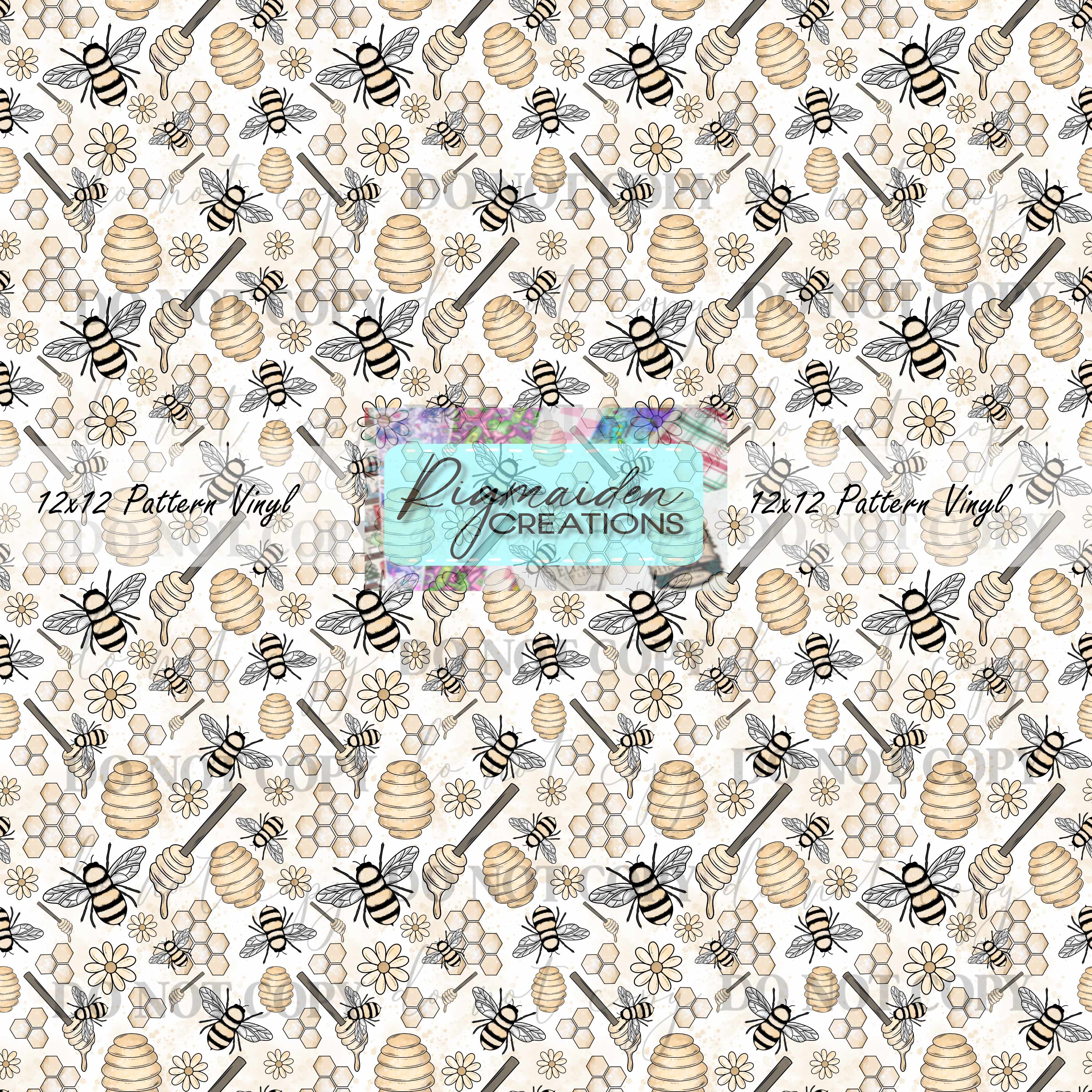 Neutral Bee Hives Vinyl