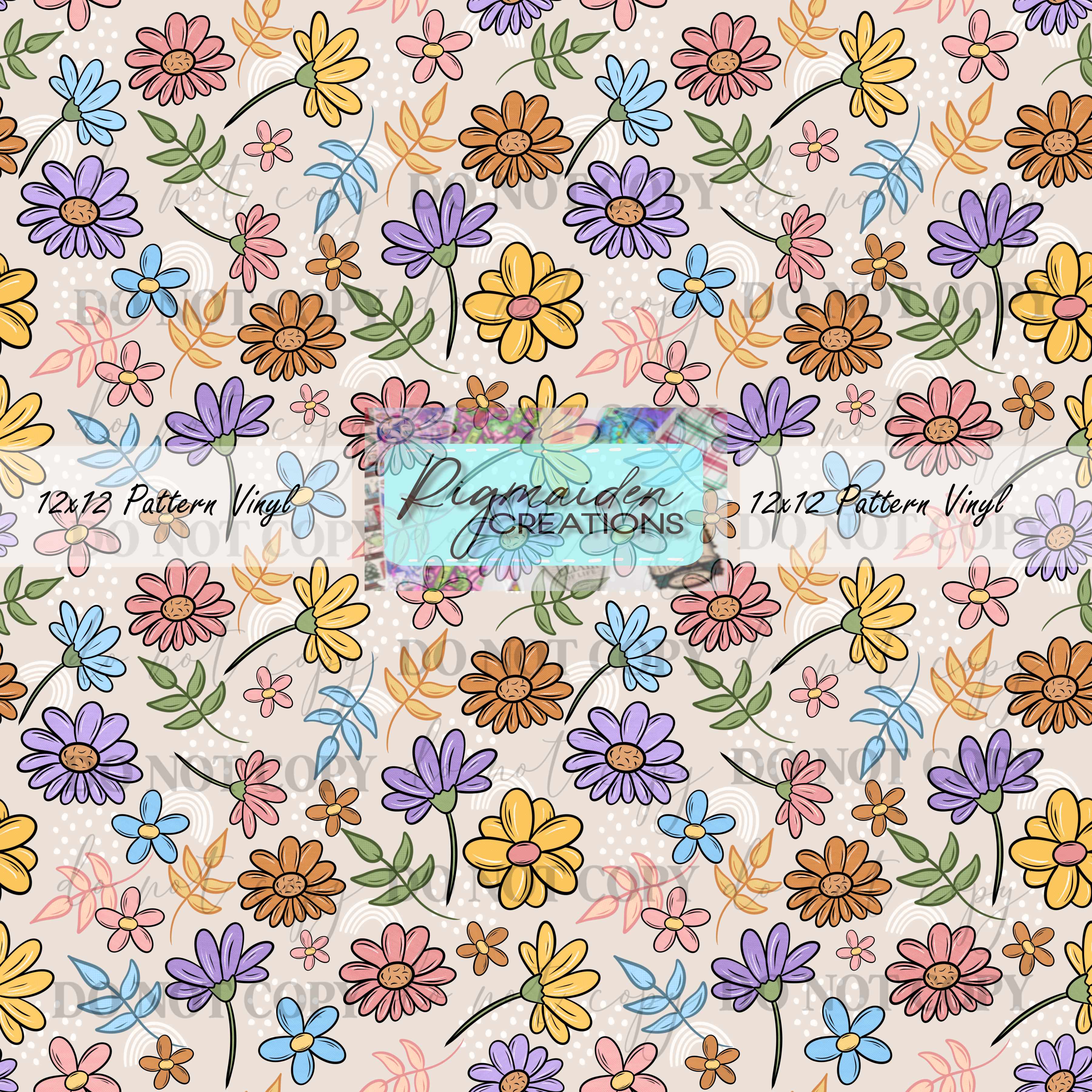 Whimsical Florals Vinyl
