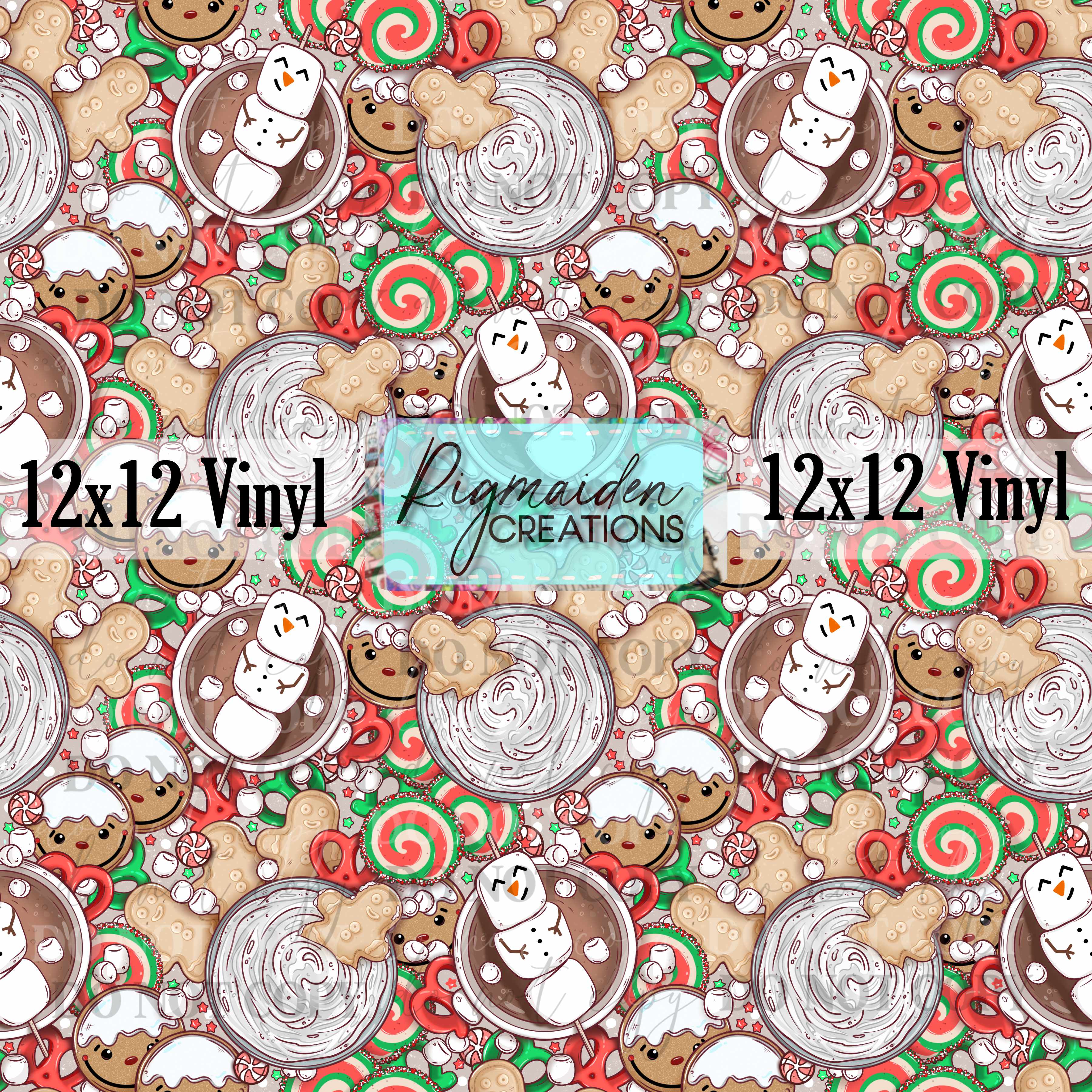 Christmas Mugs and Cookies Suprima Vinyl