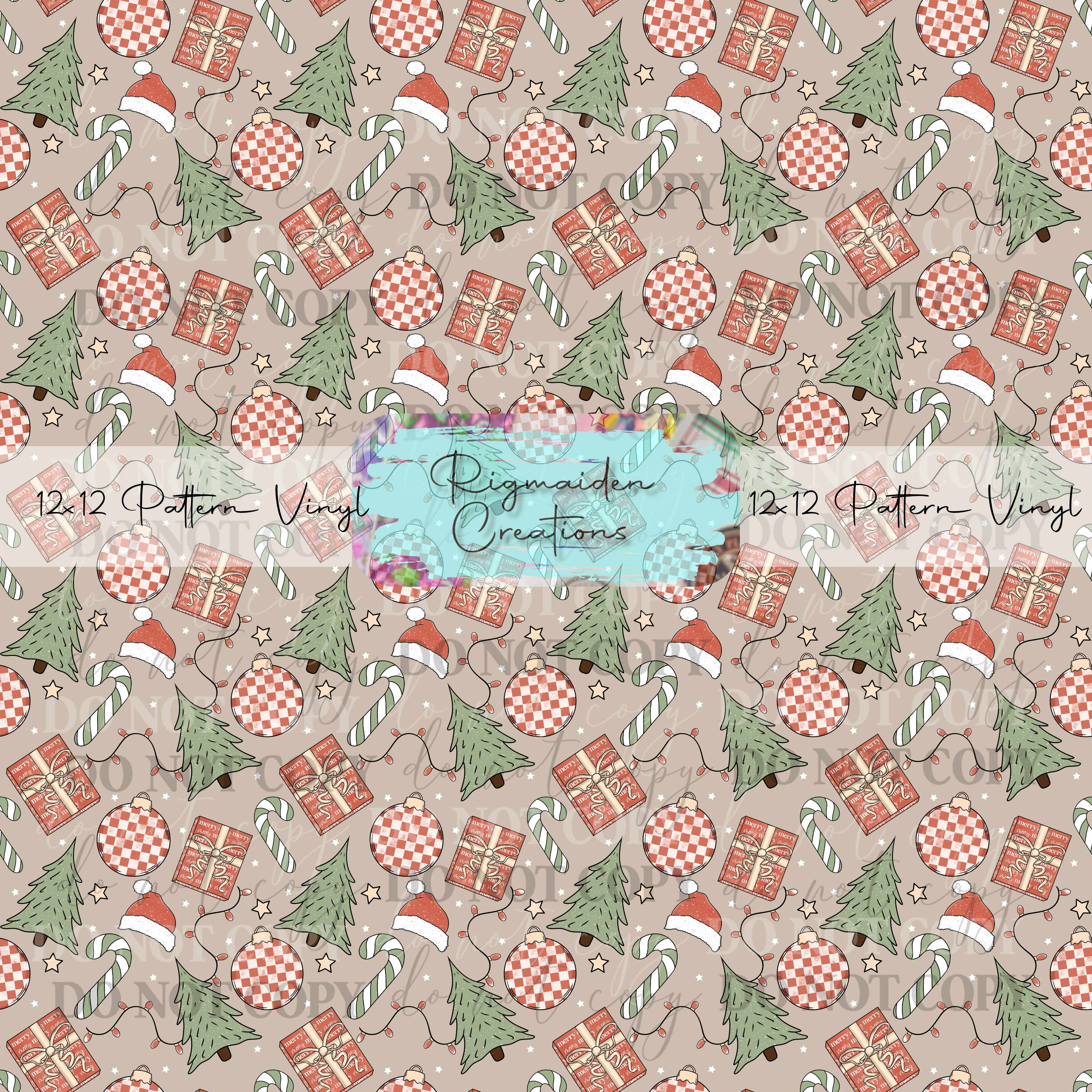 Red and Green Christmas Vibes Vinyl