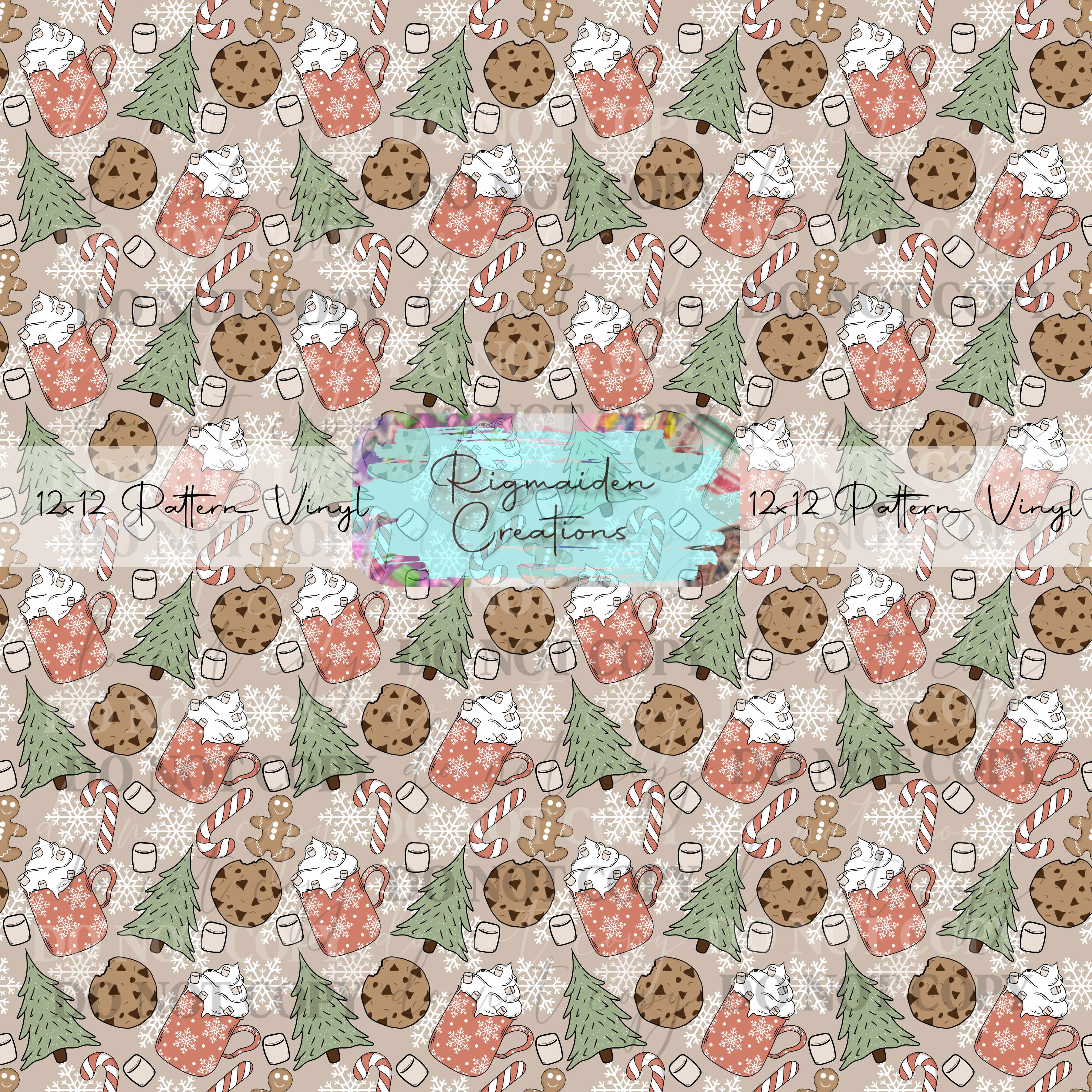 Christmas Cocoa and Cookies Vinyl