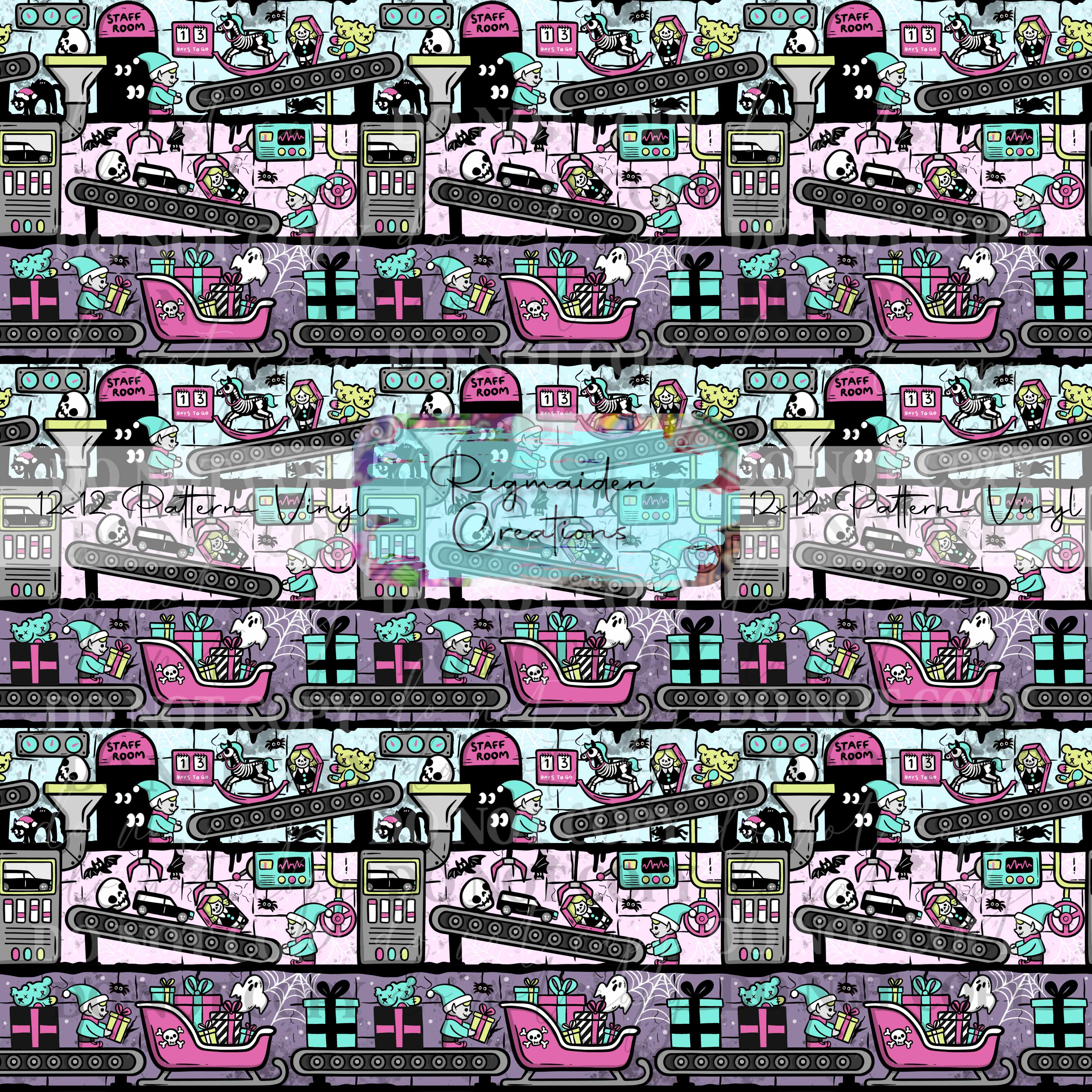 Spooky Christmas Conveyor Vinyl