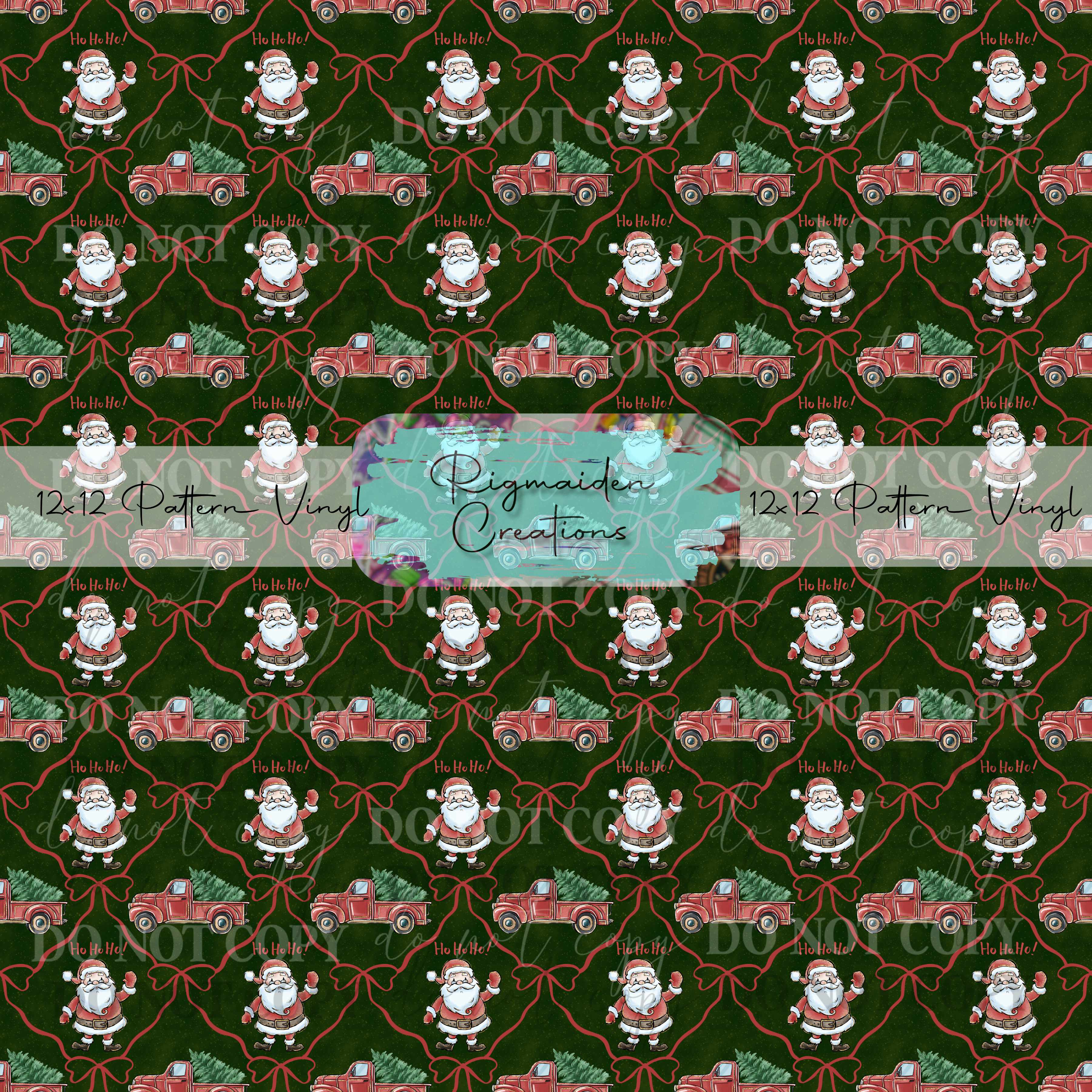 Santa Trucks Coquette Vinyl