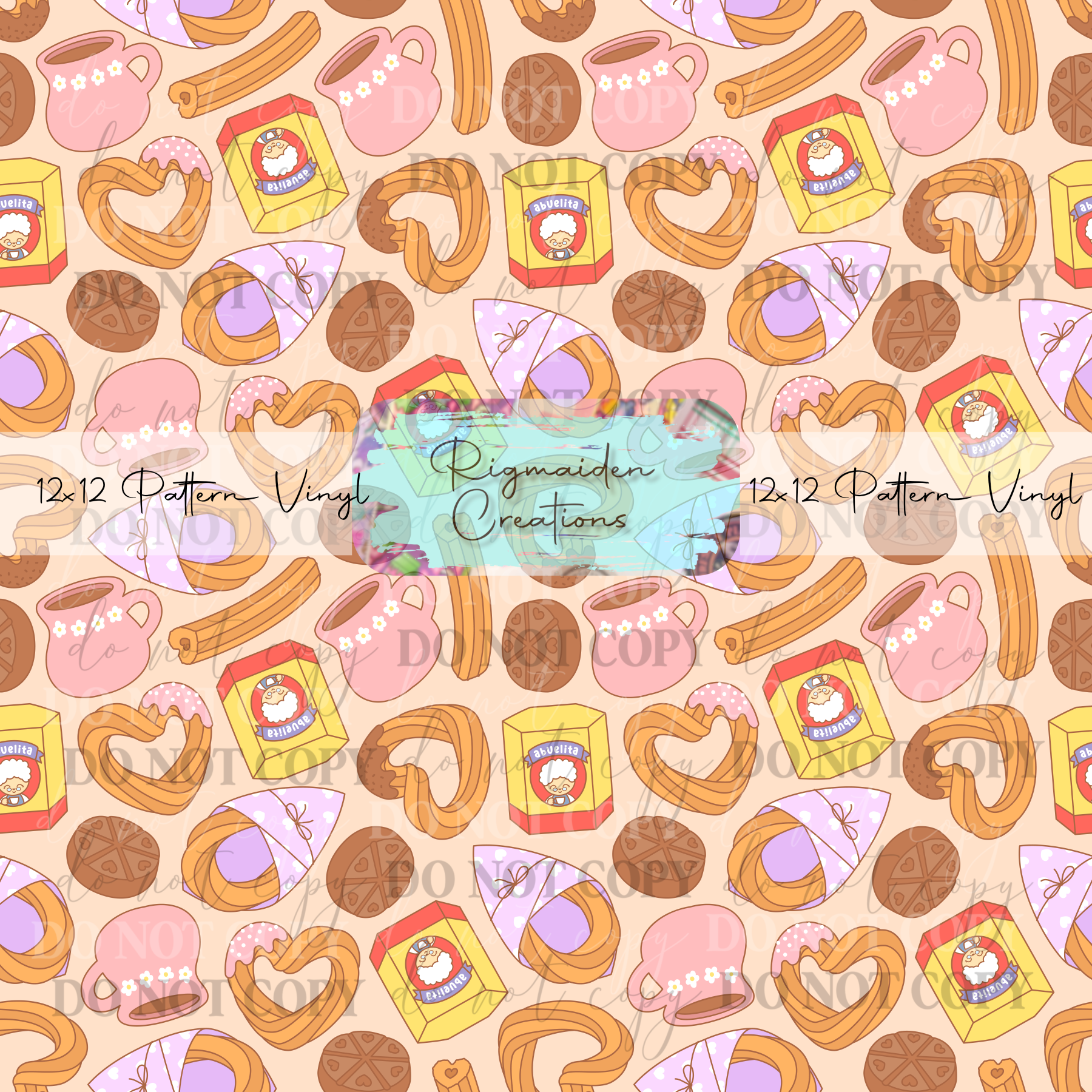 Heart Churros Neutral Vinyl