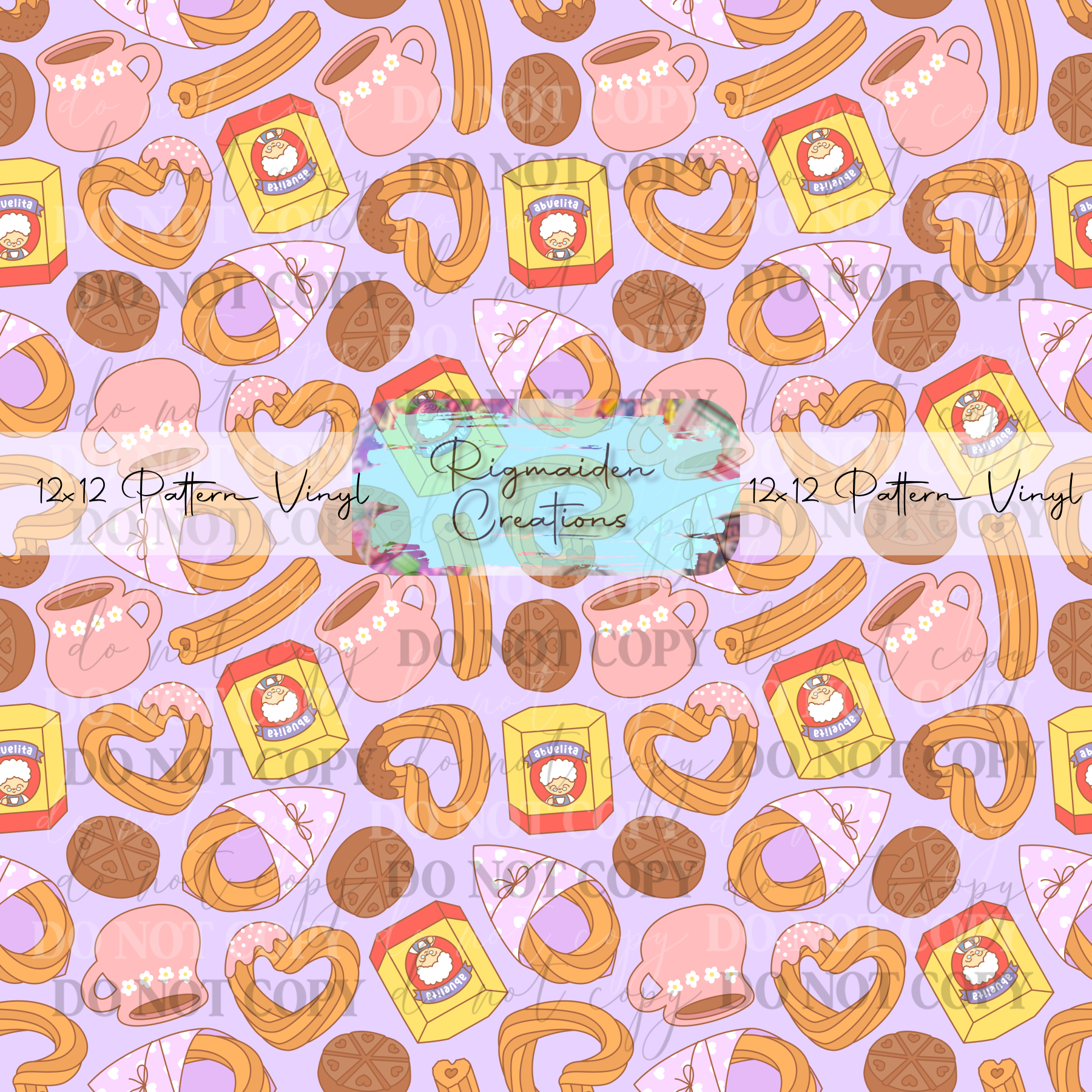 Heart Churros Purple Vinyl