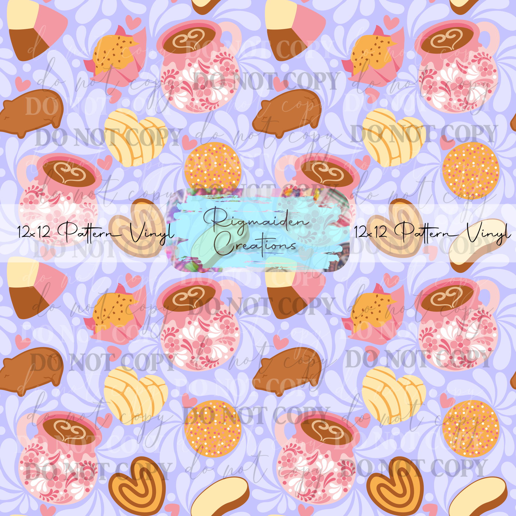 Talavera Pan Dulces Purple Vinyl