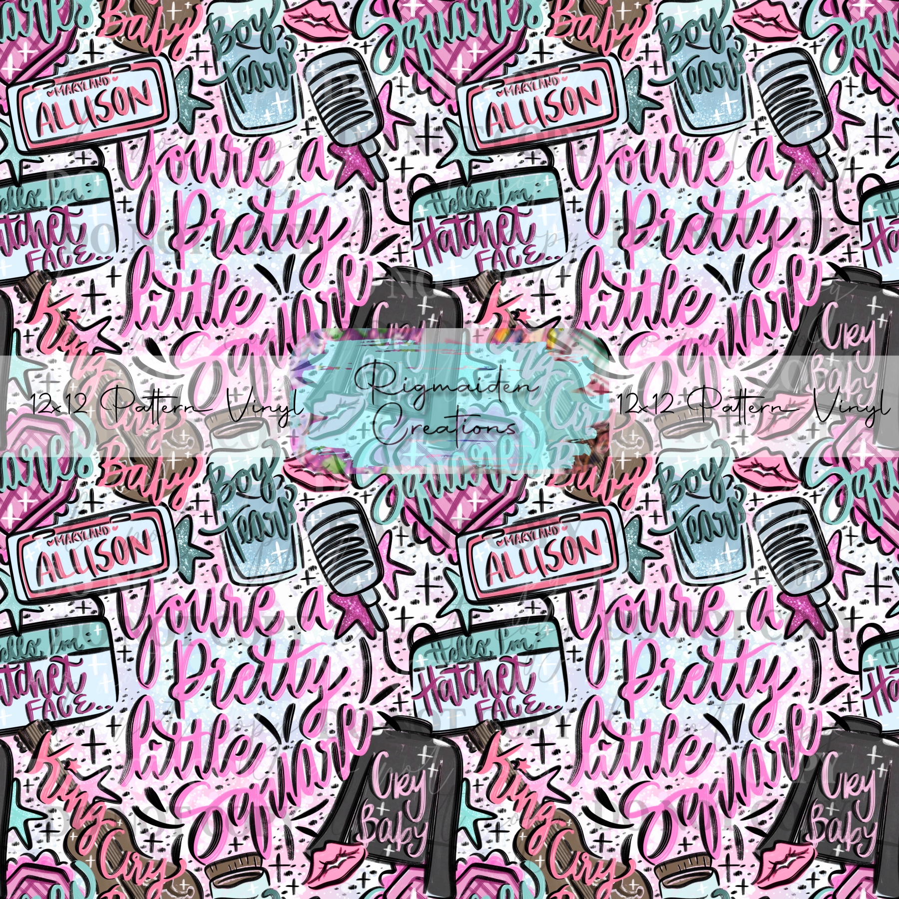 Cry Baby Sketch Doodles Vinyl