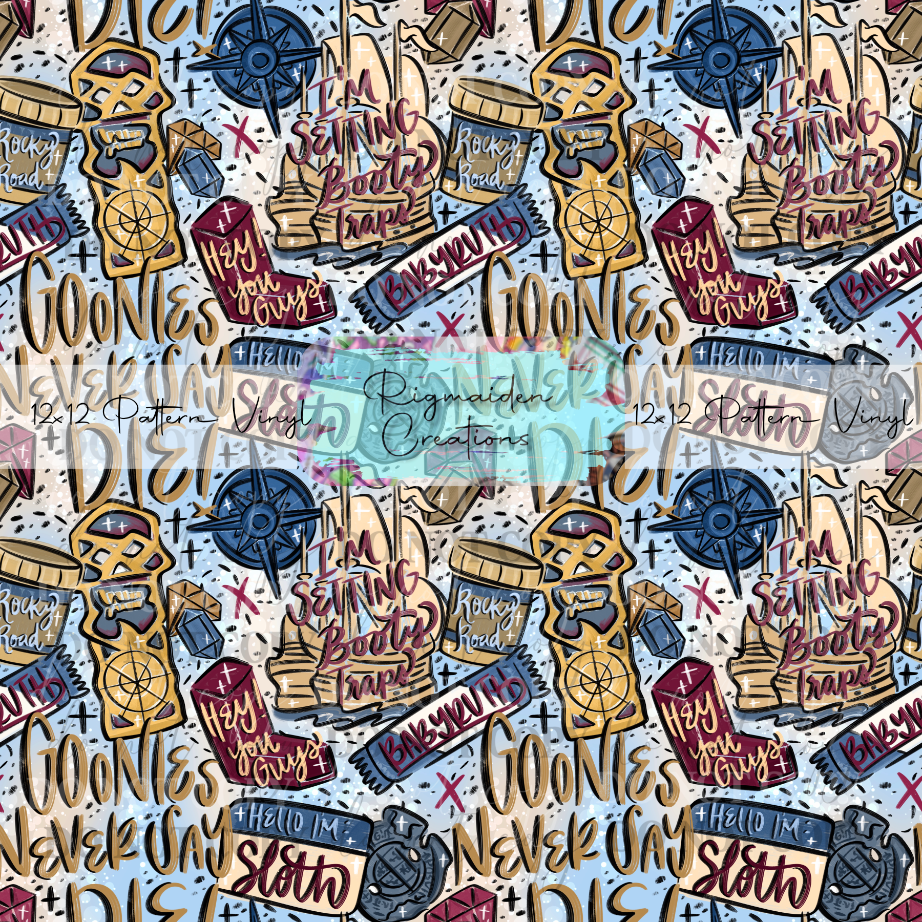 Goonies Sketch Doodles Vinyl