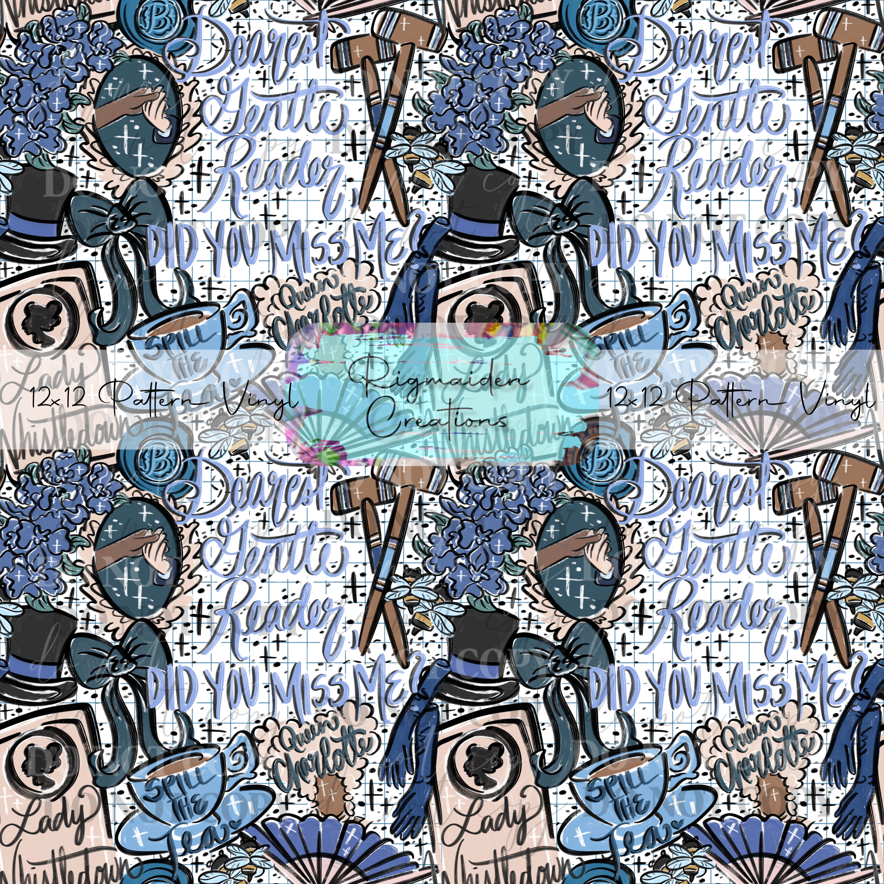 Whistledown Sketch Doodles Vinyl