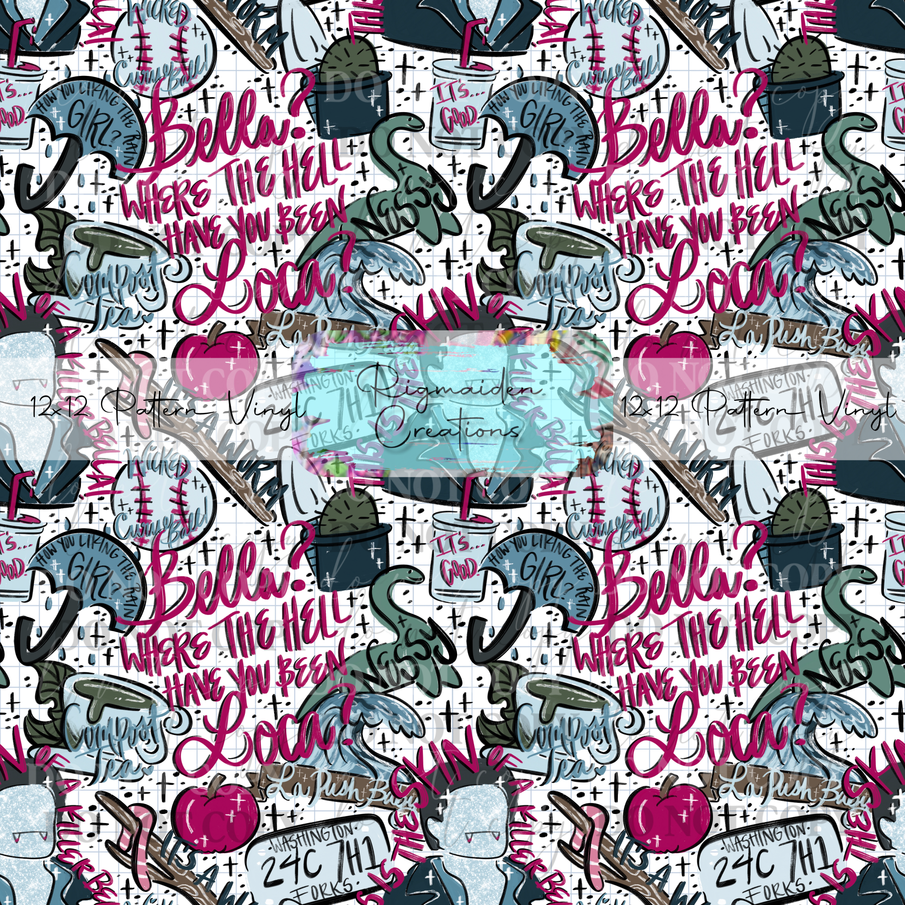 Twilight Sketch Doodles Vinyl