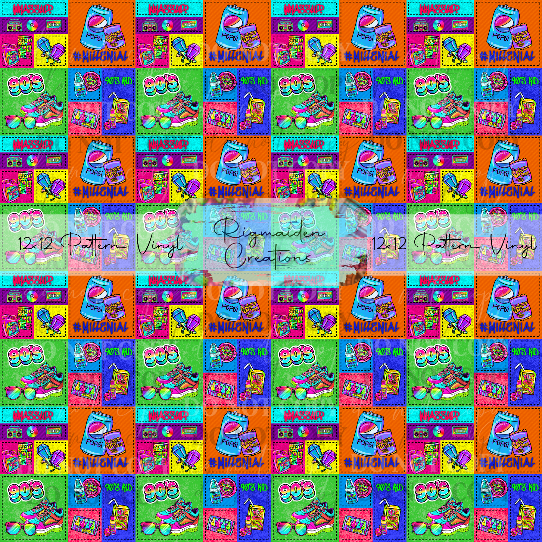 Millenial Patchwork Vinyl
