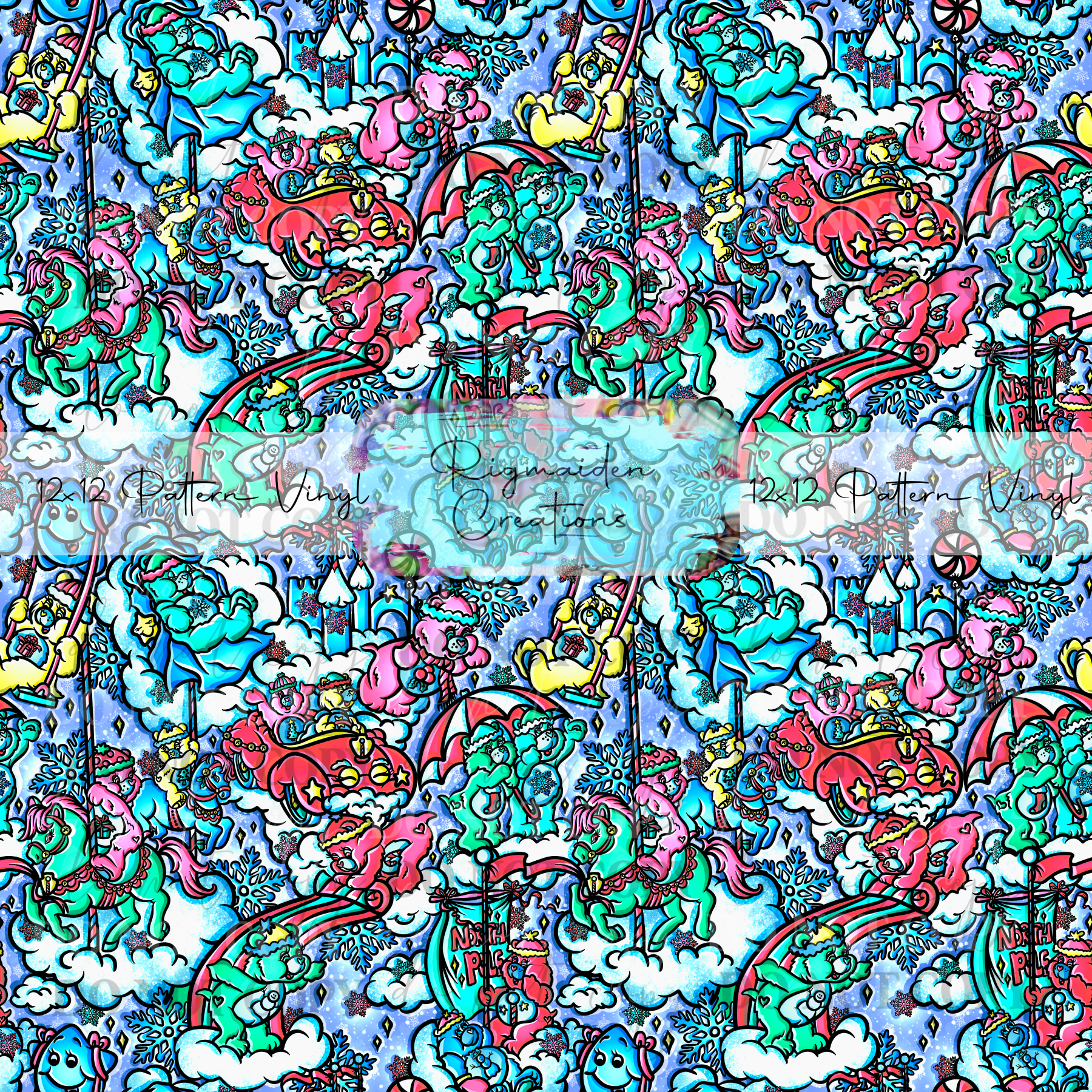 Winter Bears Bright Vinyl