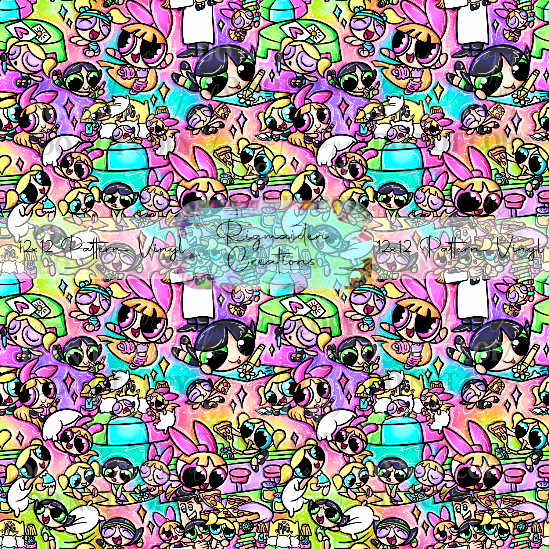 Power Puff Bright Vinyl