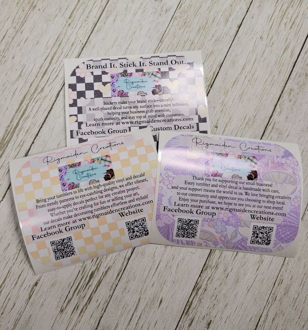 Custom Business Sticker Sheets