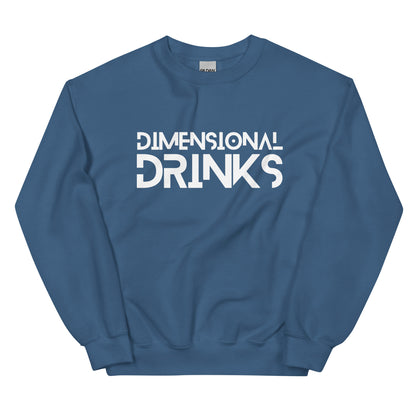 Dimensional Drinks Unisex Crew Neck Sweatshirt