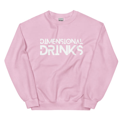 Dimensional Drinks Unisex Crew Neck Sweatshirt