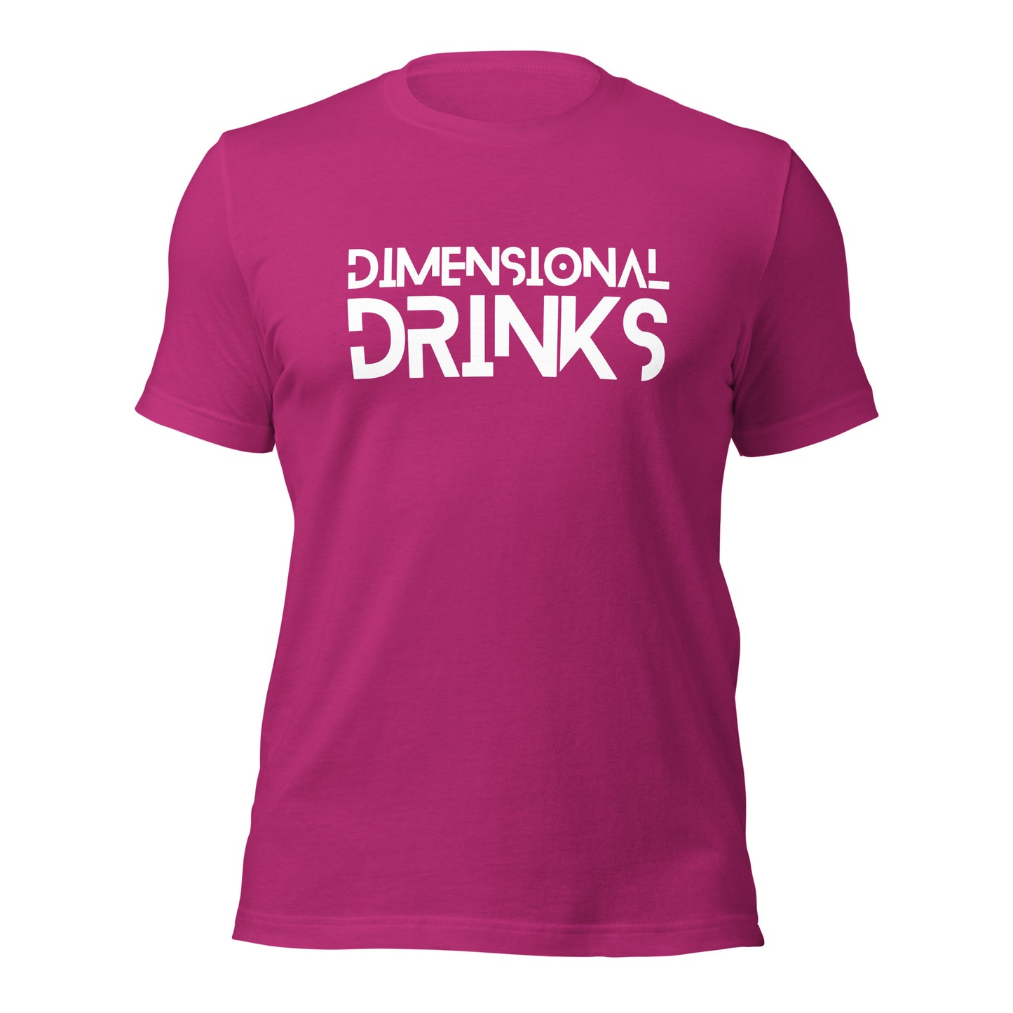 Dimensional Drinks Unisex t-shirt