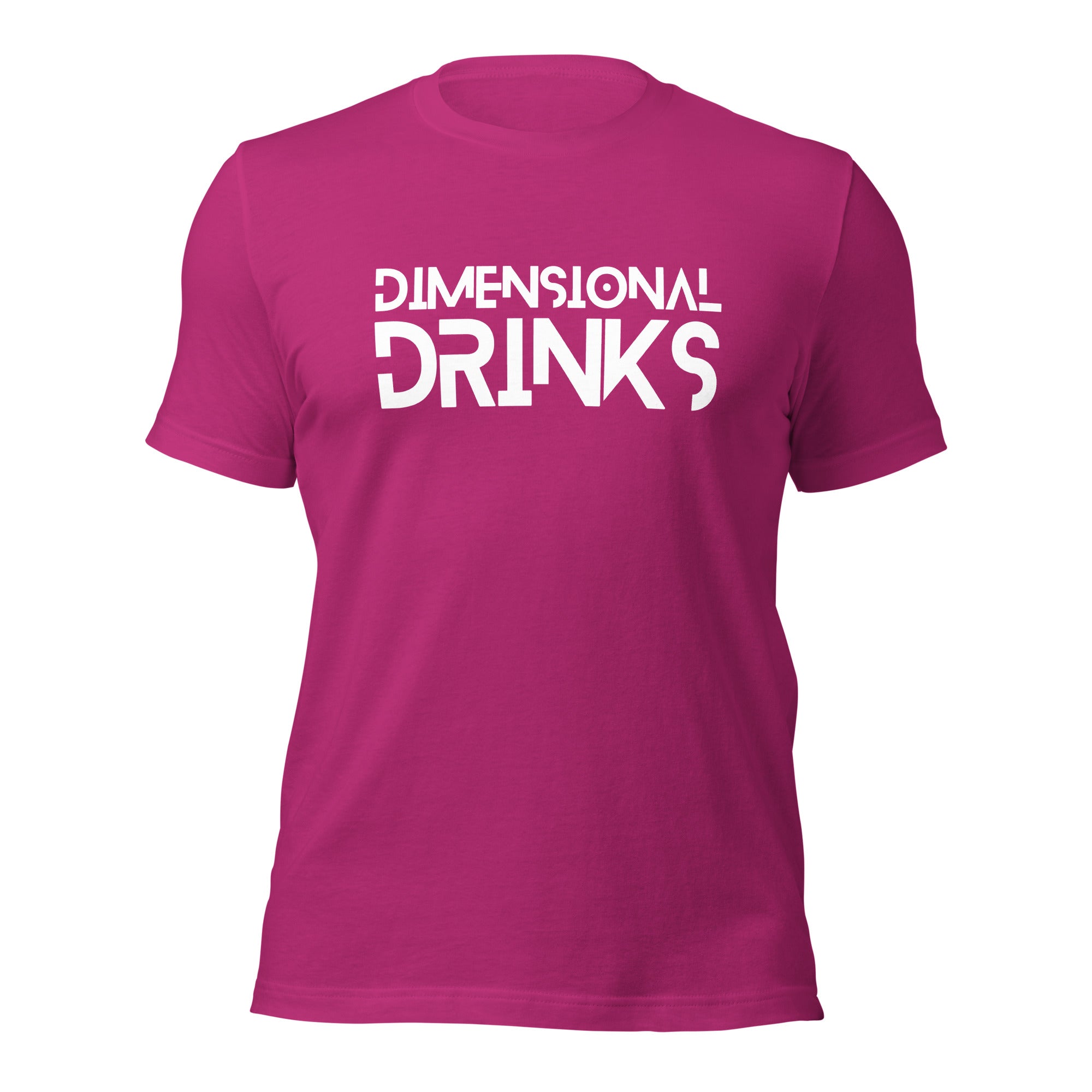 Dimensional Drinks Unisex t-shirt