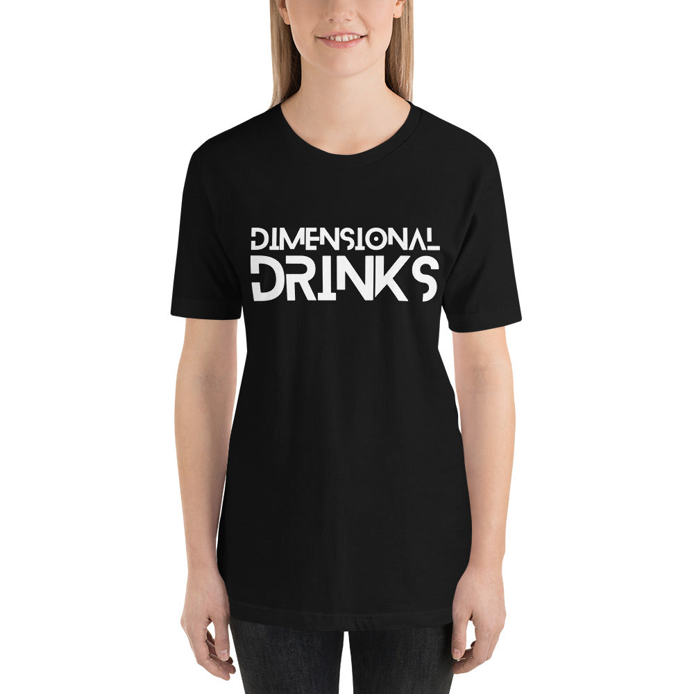 Dimensional Drinks Unisex t-shirt